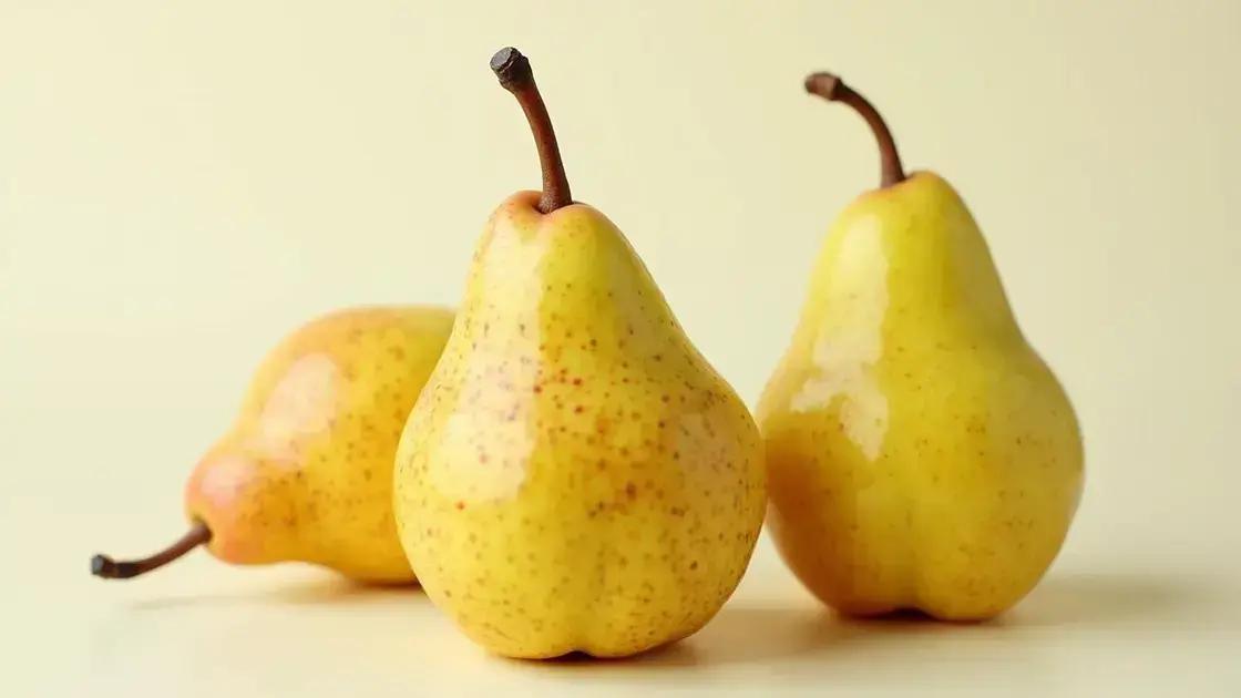 The Science Behind Pears and Inflammation