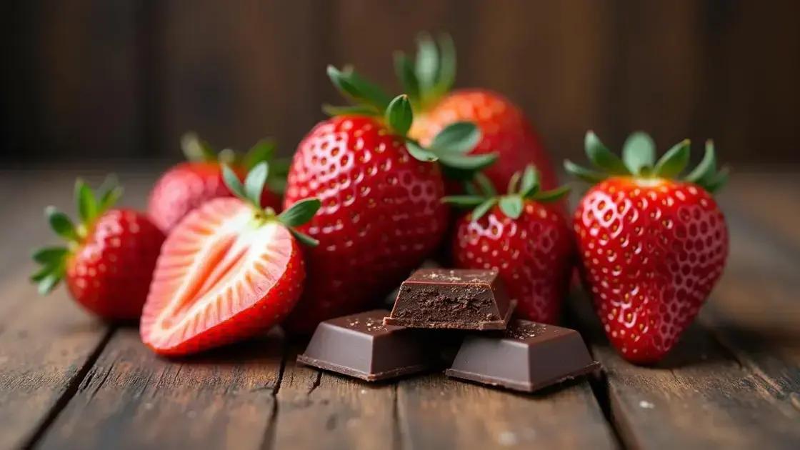 The Science Behind Strawberries and Dark Chocolate