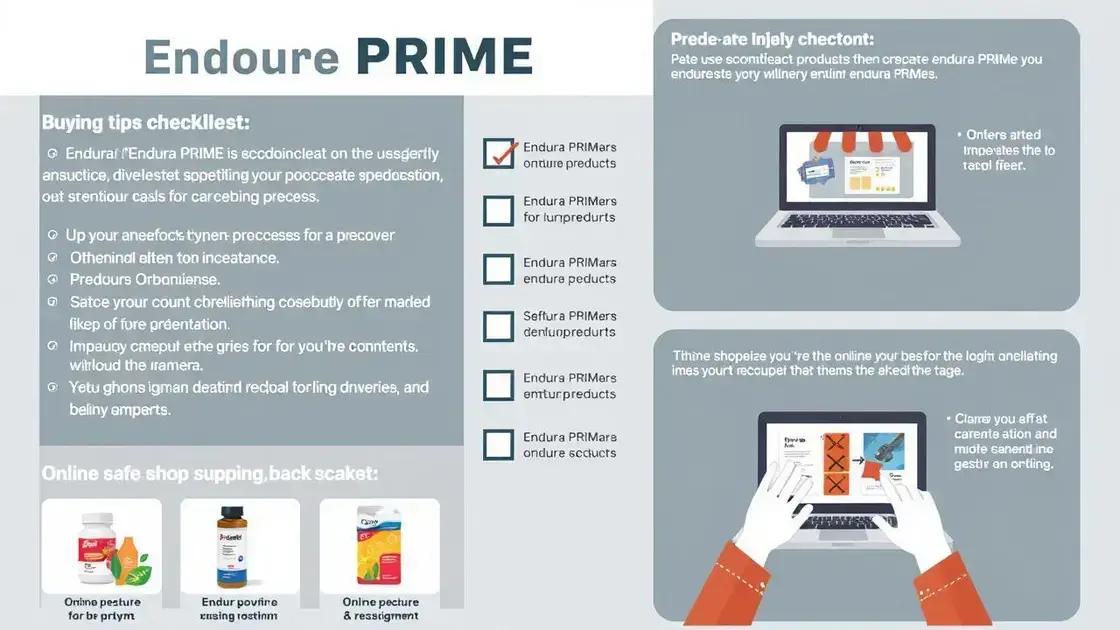 Tips for Buying Endura PRIME Safely