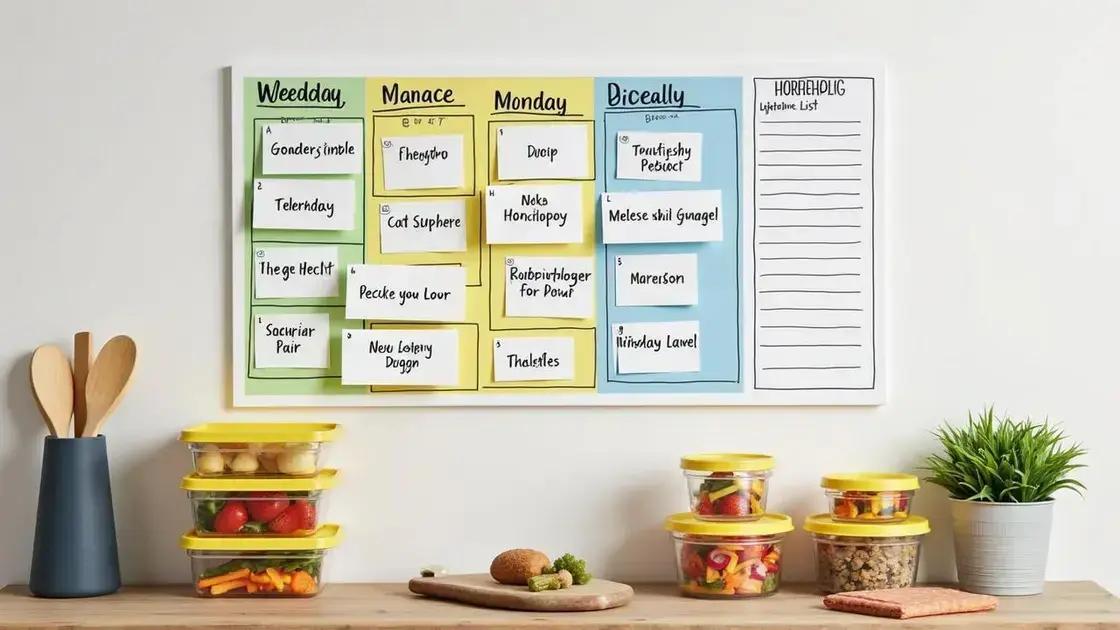 Tips for Effective Meal Planning