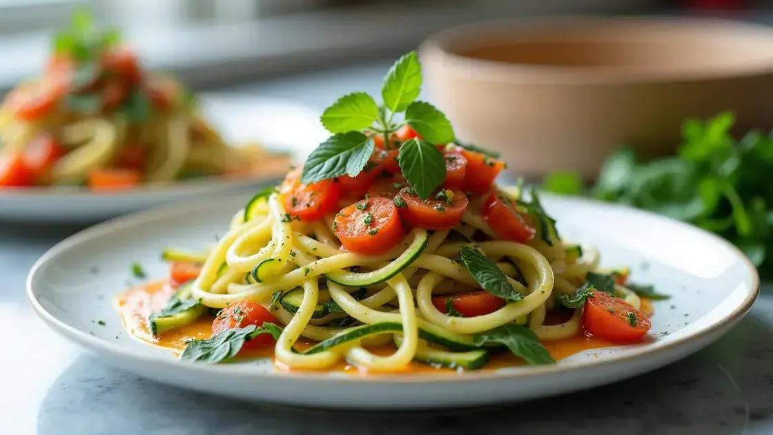 Tips for Enjoying Zucchini Noodles