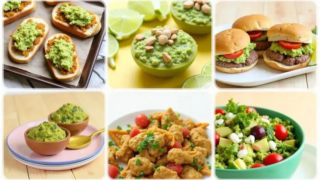 Tips for Including Guacamole in Your Diet