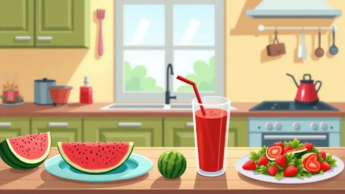 Tips to Incorporate Watermelon into Your Diet
