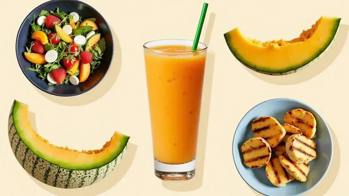 Top Cantaloupe Recipes for Erectile Function