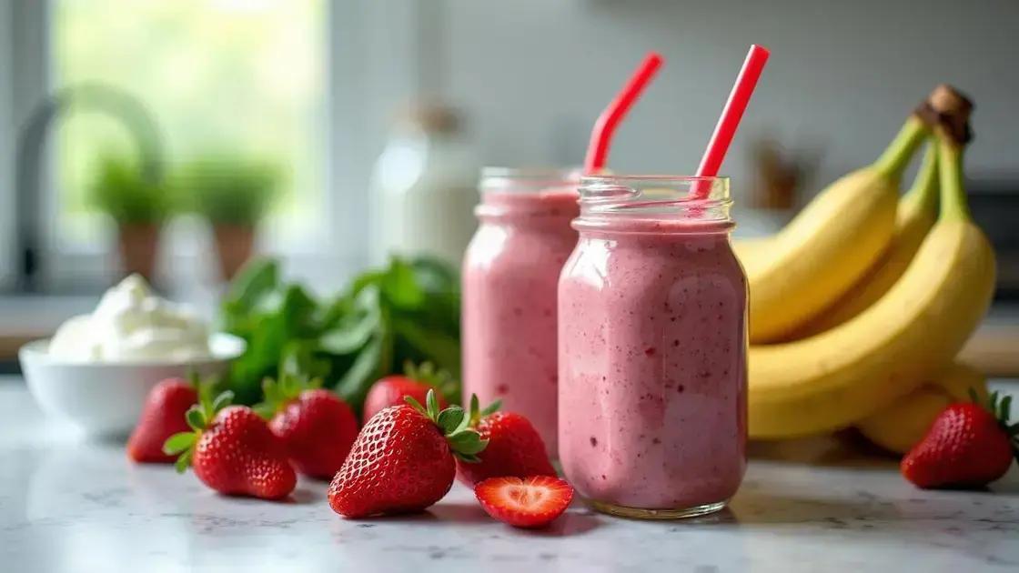 Top Ingredients for Strawberry Smoothies
