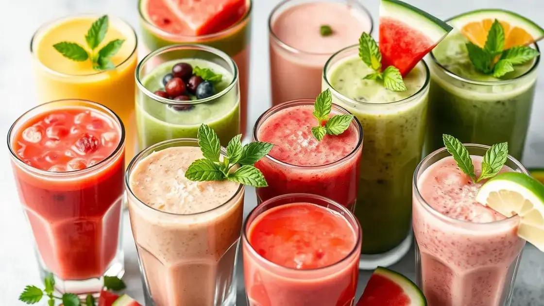 Top Watermelon Smoothie Recipes