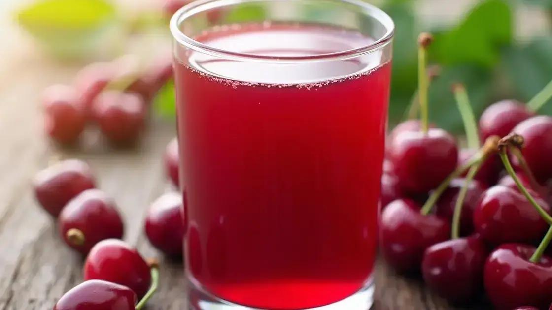 Understanding Cherry Juice