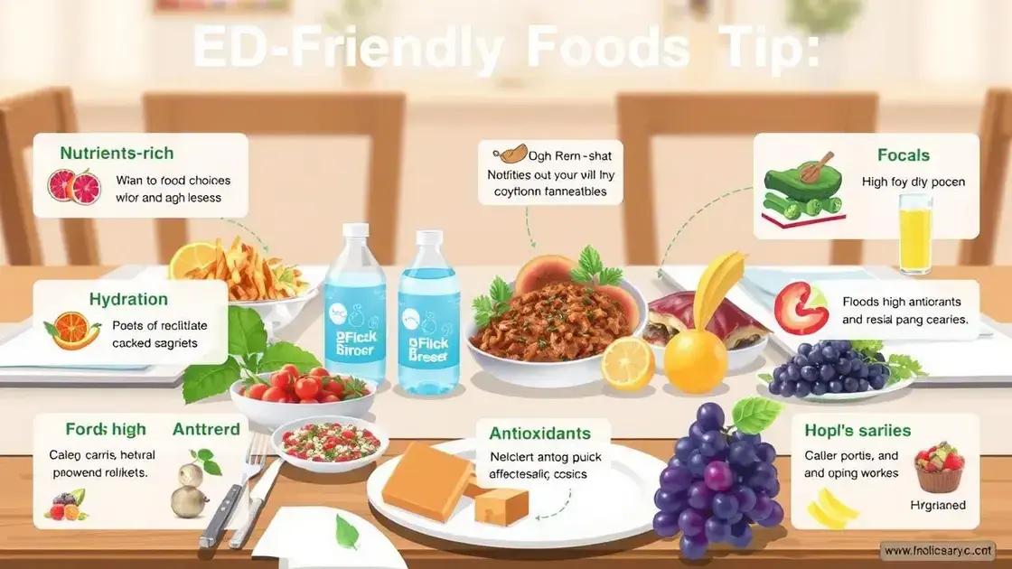 Understanding ED-Friendly Foods