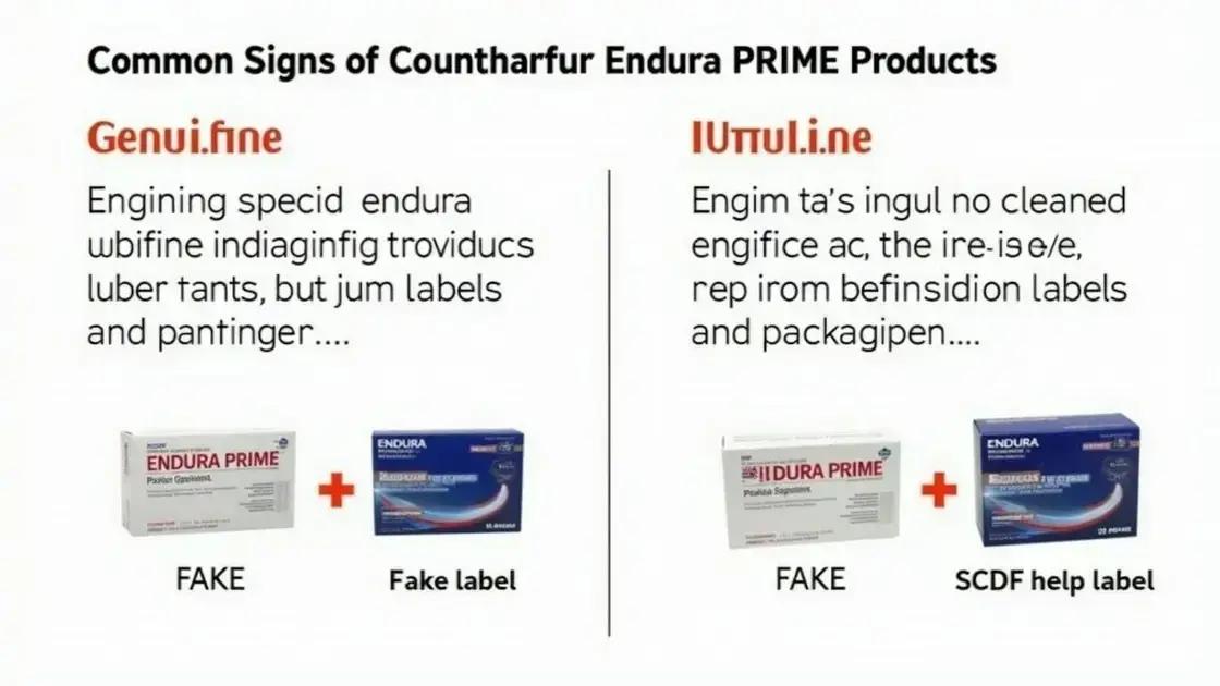 Understanding Endura PRIME Counterfeits