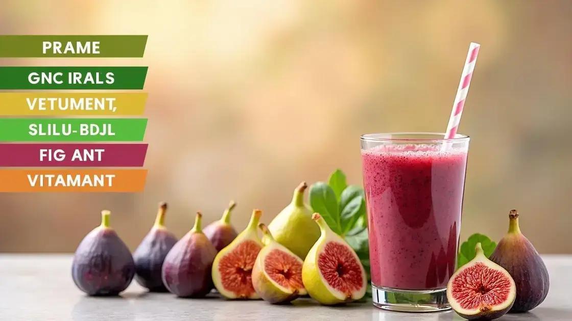 Understanding Fig Juice and Its Composition