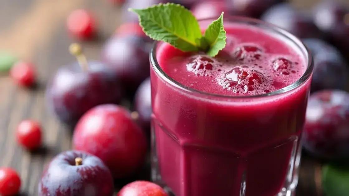 Understanding Plum Juice and Its Nutritional Profile