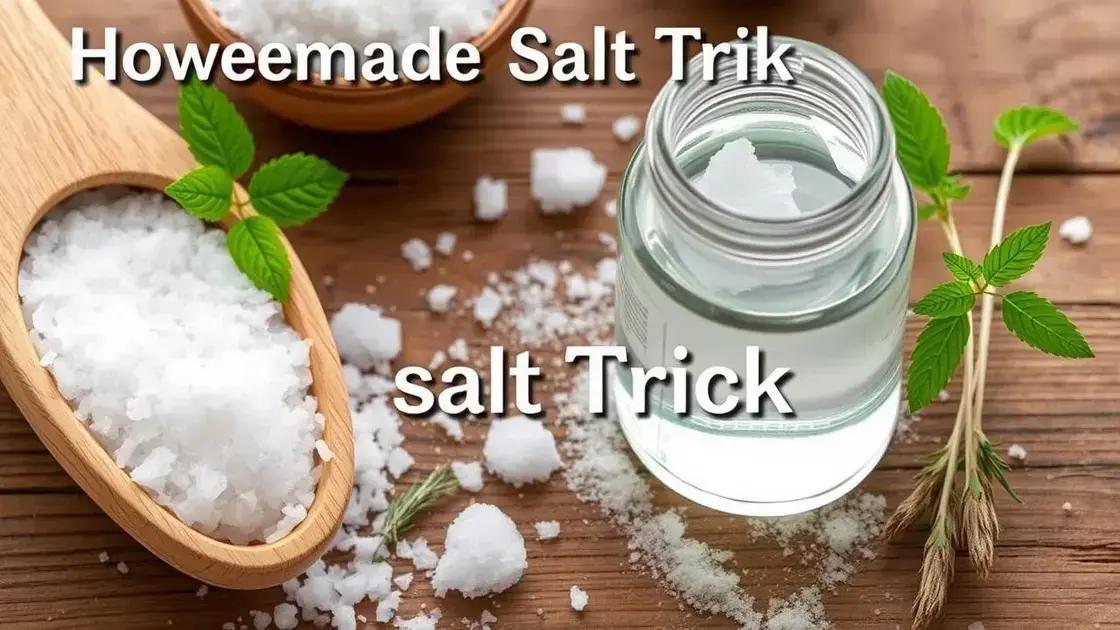 Understanding the Homemade Salt Trick