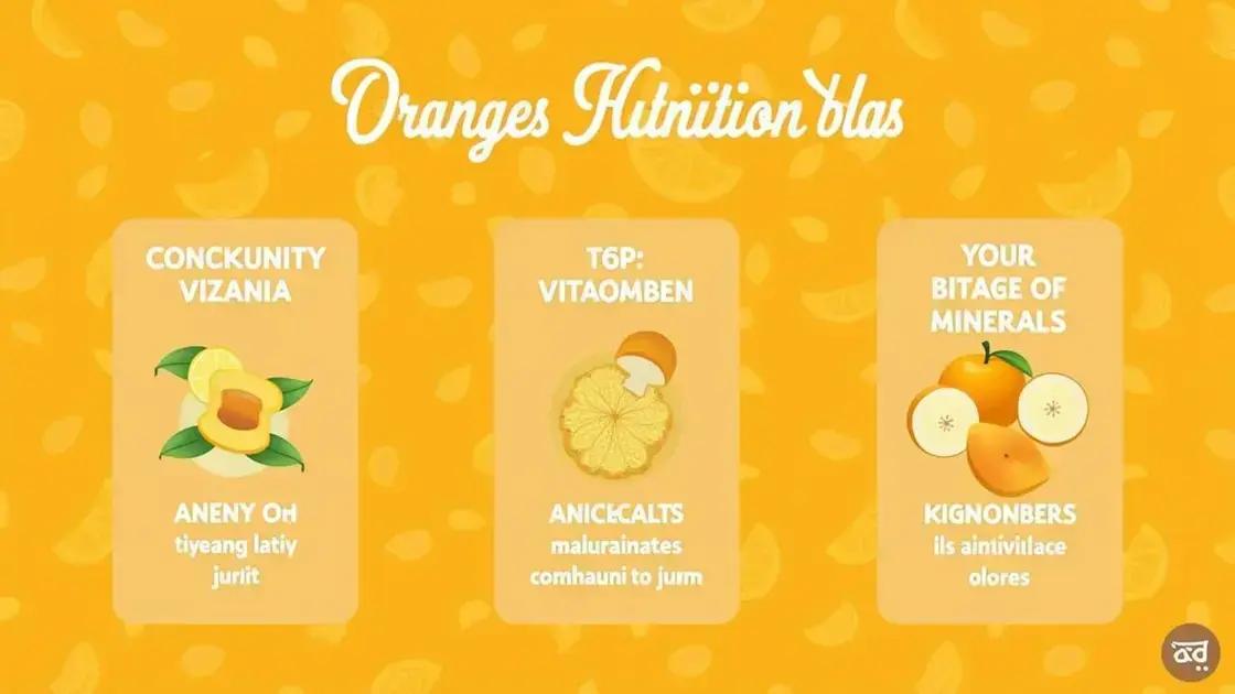 Understanding the Nutritional Value of Oranges