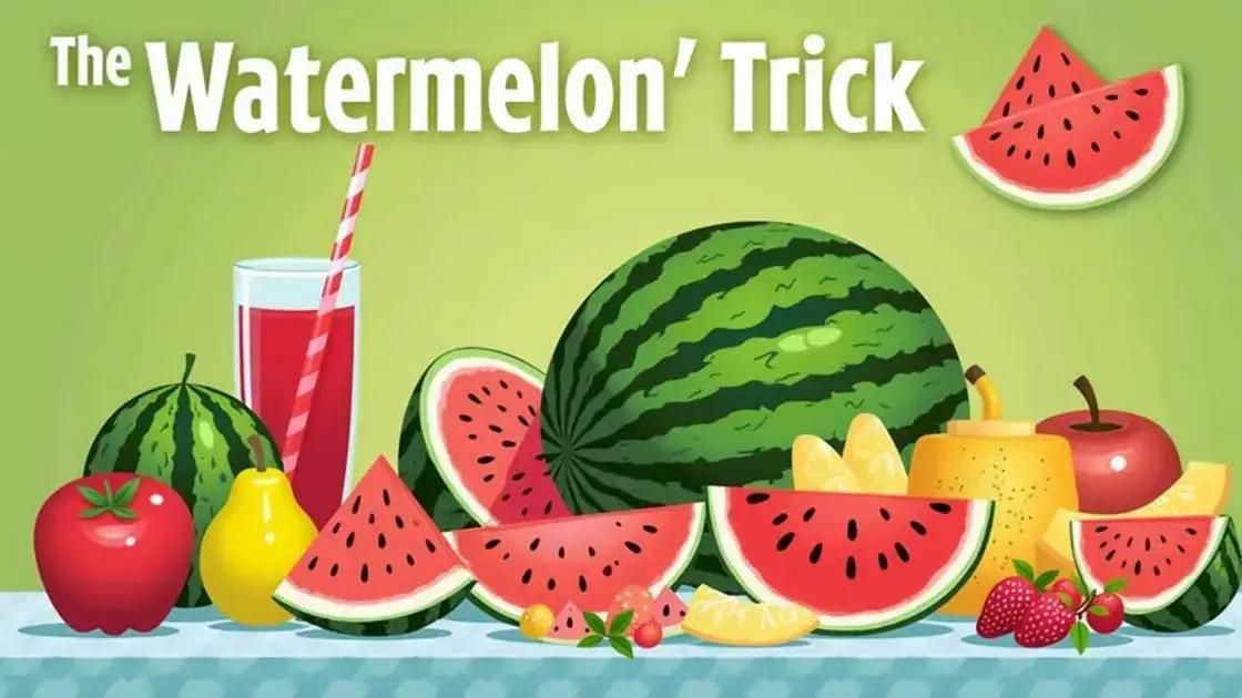 Understanding the Watermelon Trick