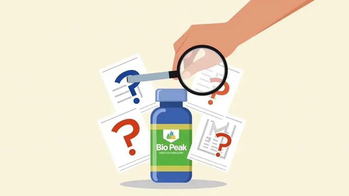 Unveiling the Truth: Is Bio Peak a Scam?