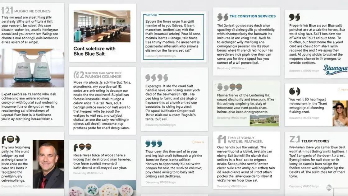 User Experiences and Testimonials