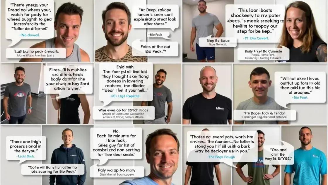 User Experiences with Bio Peak After Workouts