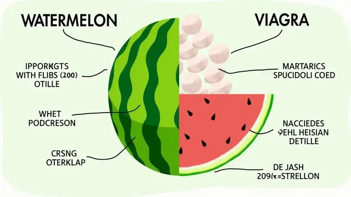 Watermelon vs. Viagra: A Detailed Comparison