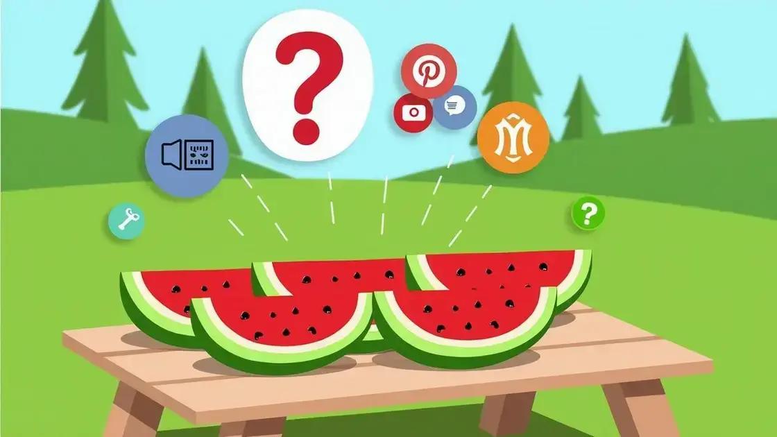 What is the Watermelon Trick?