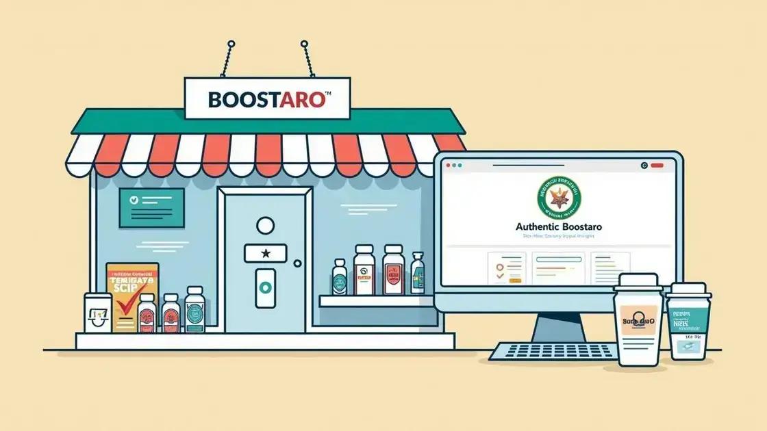 Where to Buy Authentic Boostaro