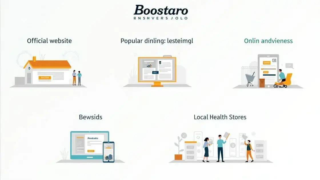 Where to Buy Boostaro