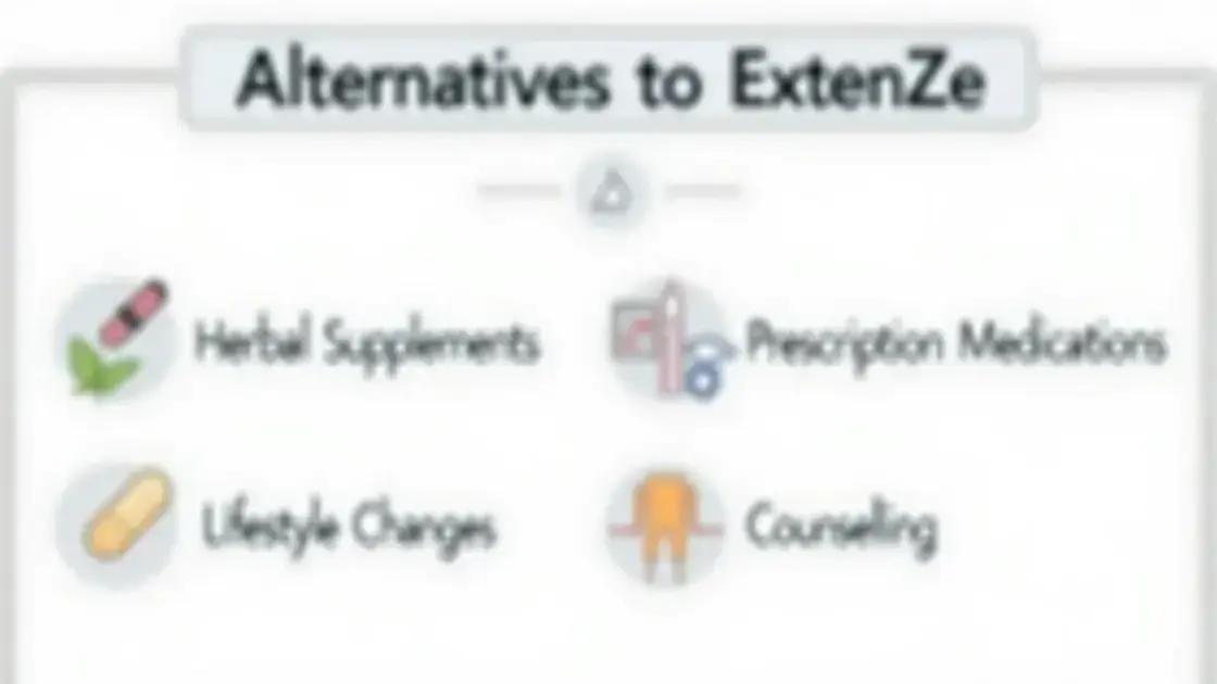 Alternatives to ExtenZe
