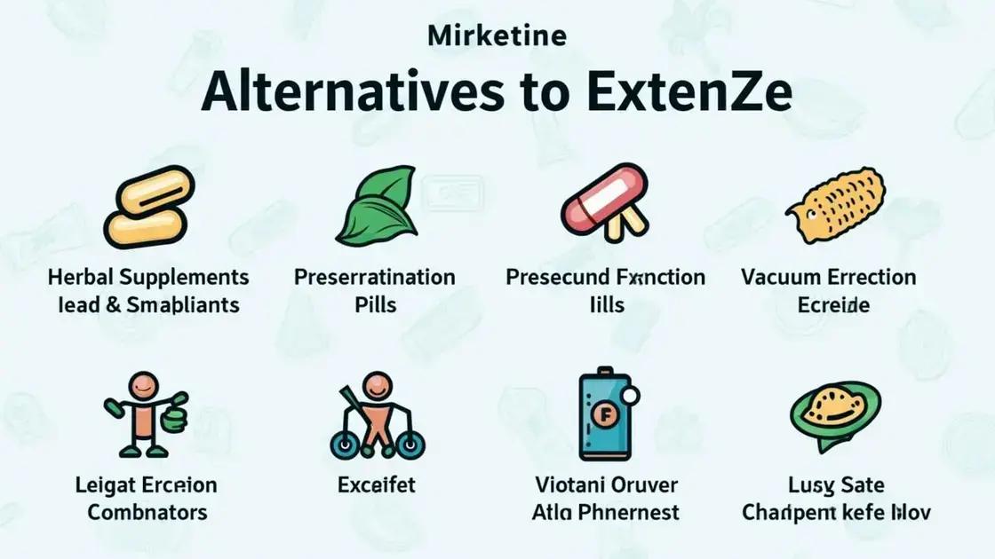 Alternatives to ExtenZe with Medications