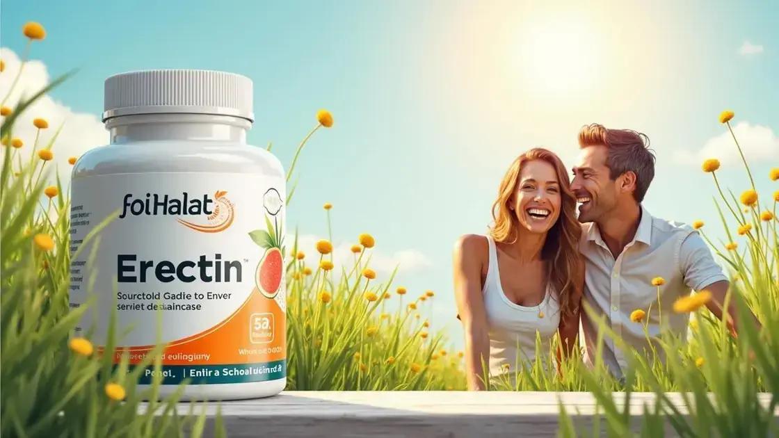 Benefits of Erectin as a Natural Supplement