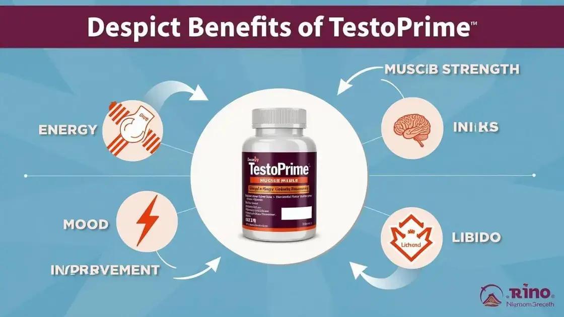 Benefits of Using TestoPrime