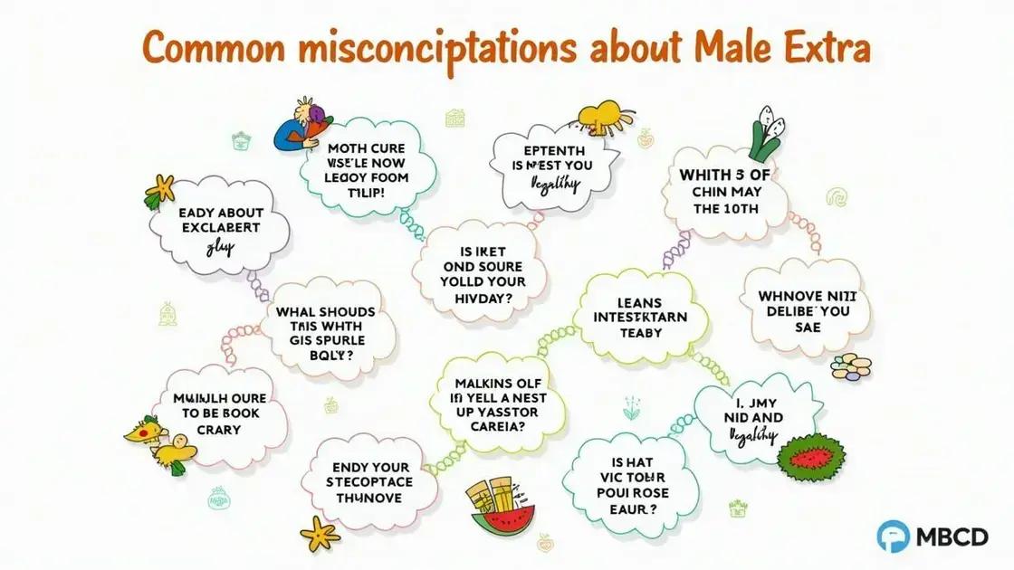 Common Misconceptions About Male Extra