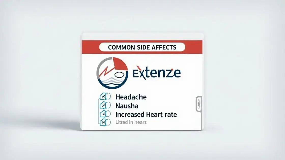 Common Side Effects of ExtenZe