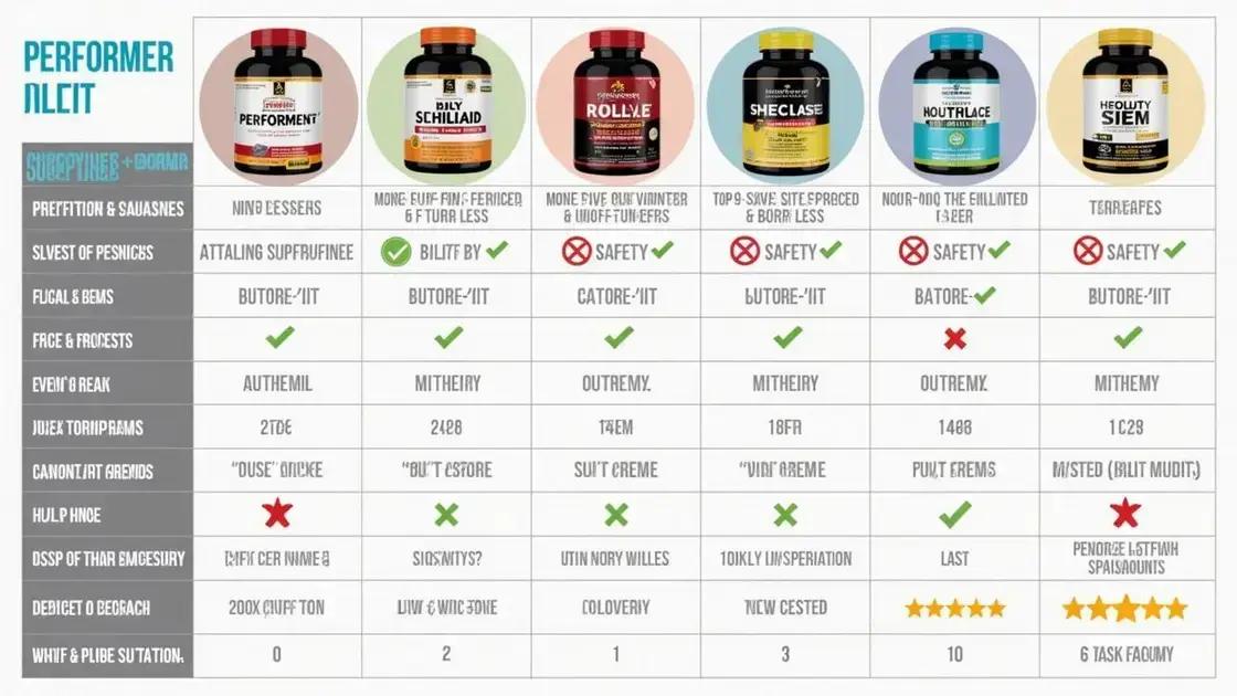 Comparative Analysis with Top Supplements