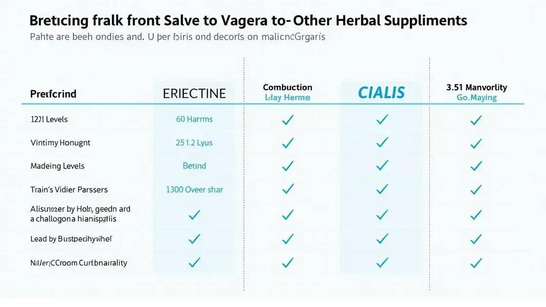 Comparing Erectin to Other Products