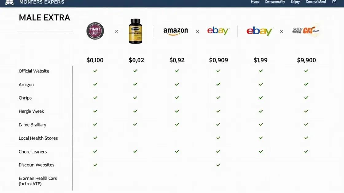 Comparing Male Extra Prices Across Different Platforms