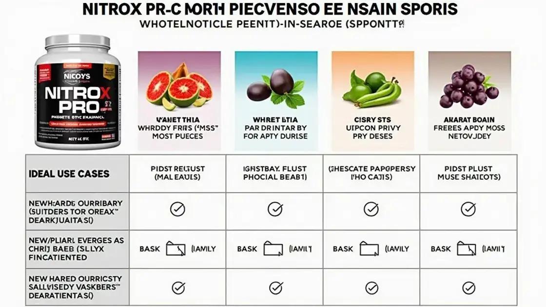 Comparing Nitrox Pro with Other Supplements