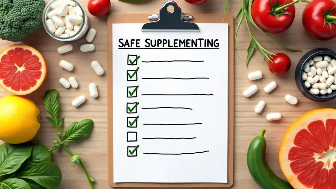 Conclusion: Safe Supplementing Strategies