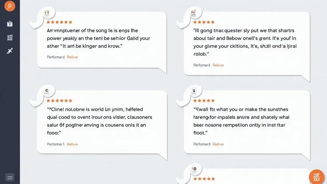 Customer Reviews and Feedback