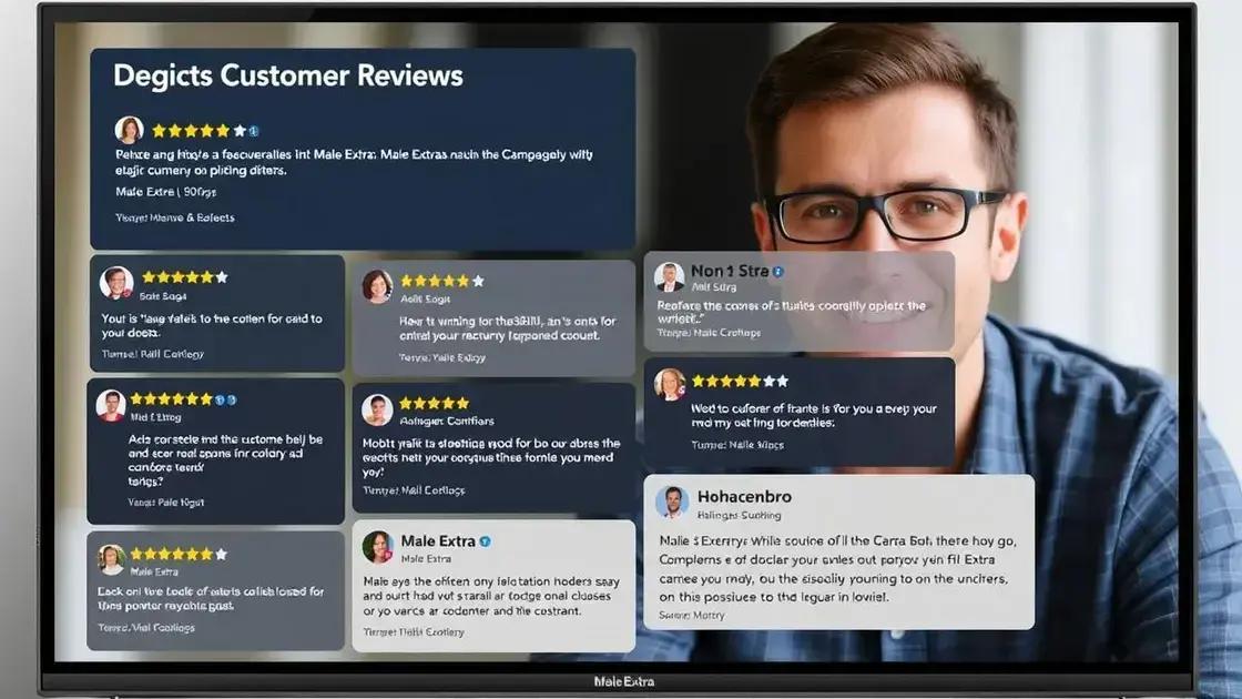 Customer Reviews of Male Extra from Stores