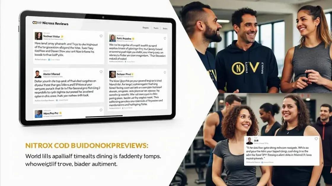 Customer Reviews on Nitrox Pro