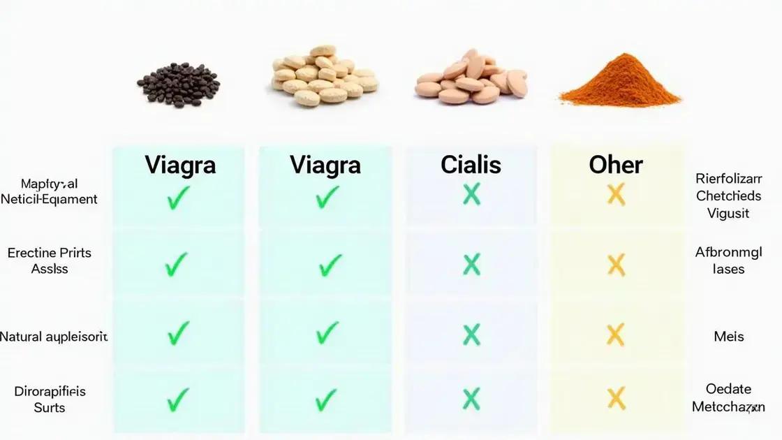 Erectin vs Other Supplements