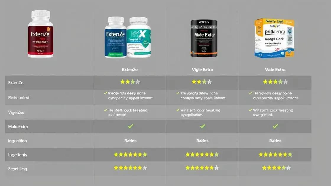 ExtenZe vs Competitors: Price Comparison