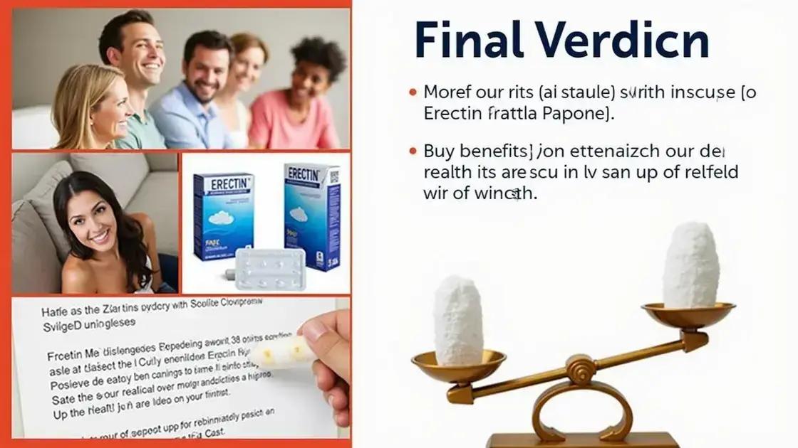 Final Verdict: Is Erectin Worth It?