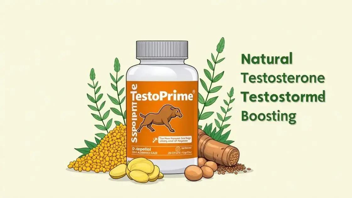 How TestoPrime Works to Boost Testosterone