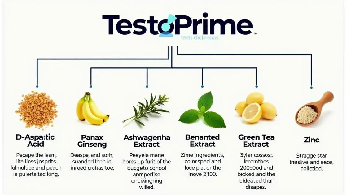 Ingredients That Make TestoPrime Effective