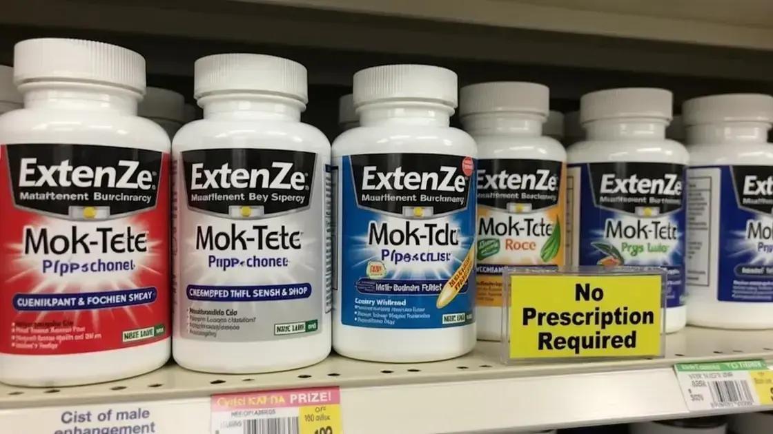 Is a Prescription Required for ExtenZe?