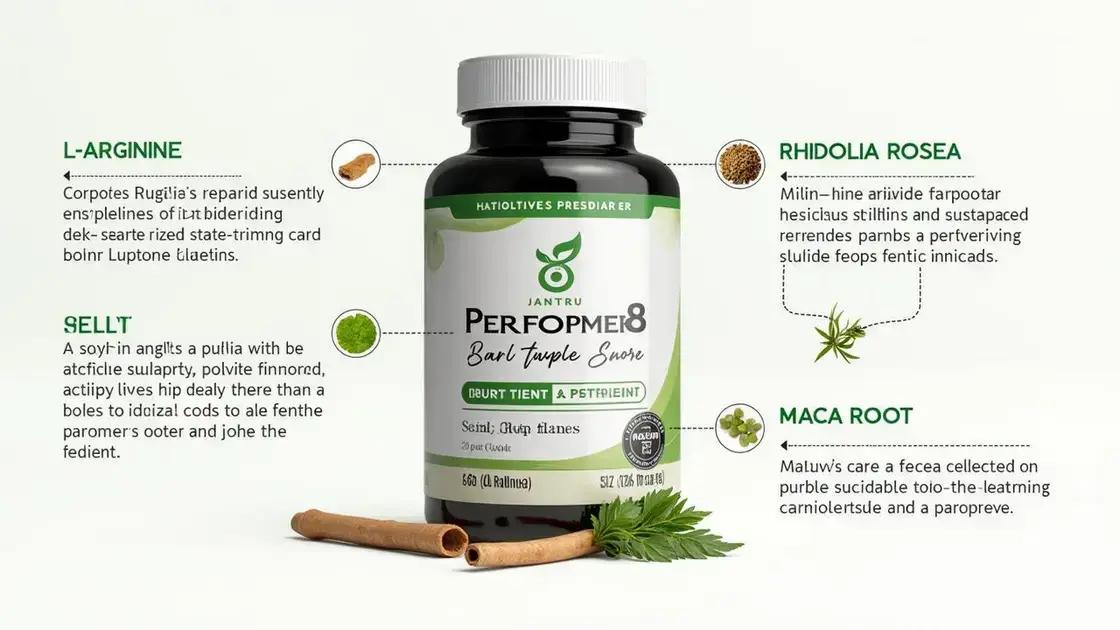 Key Ingredients in Performer 8