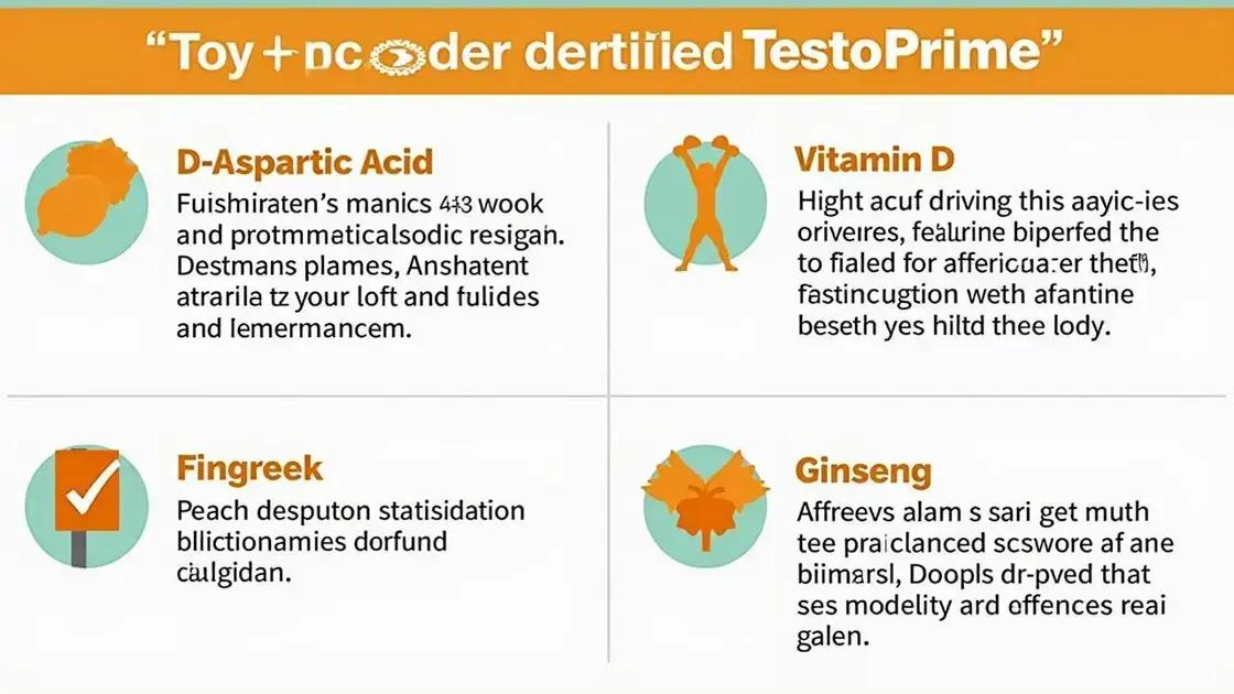 Key Ingredients in TestoPrime