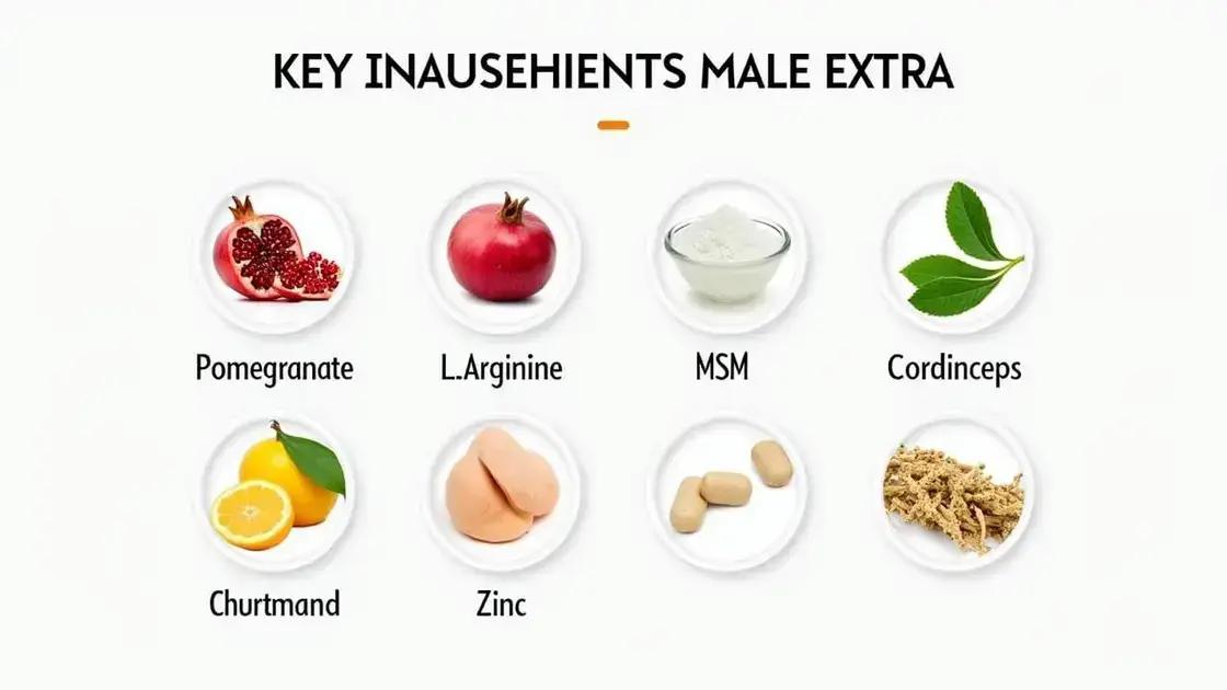 Key Ingredients of Male Extra