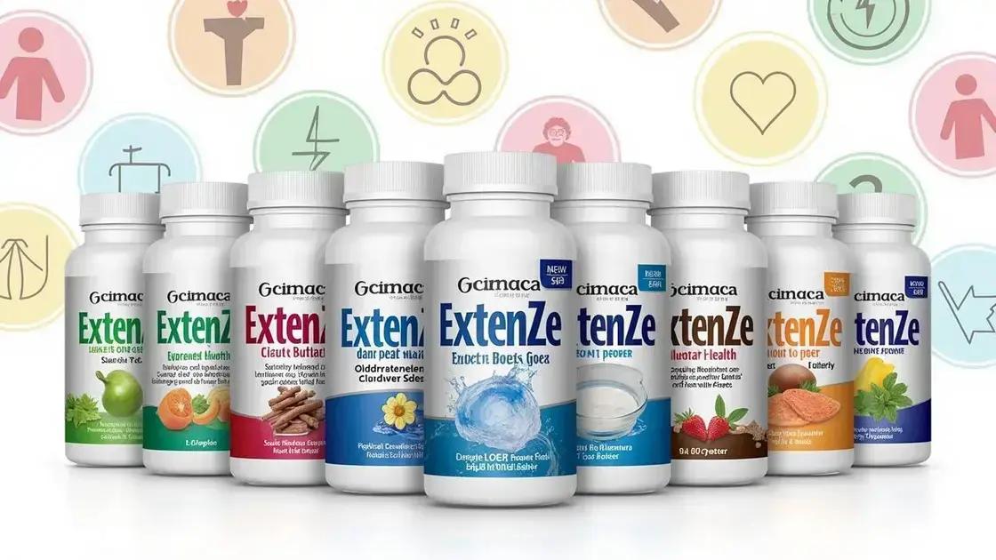 Overview of ExtenZe Supplements