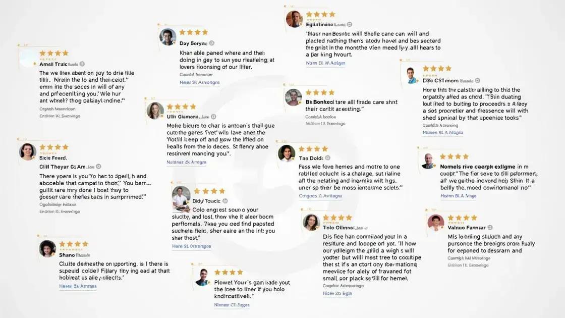 Reviews and Testimonials